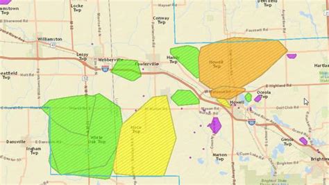Dte outage map milford mi - Include DTE Energy's toll-free number, 800.477.4747. Call this number and use our automated system to report power outages or downed power lines. You may also report a power problem online from a location that has power or by using the DTE Energy Mobile App to report an outage from your mobile device. 